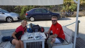 Pause café au Port de Bram